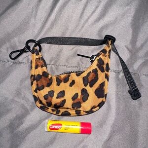BAGGU Leopard Print Mini Bag